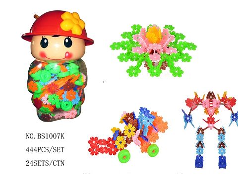 公仔瓶3.3CM雪花片带轴444PCS
