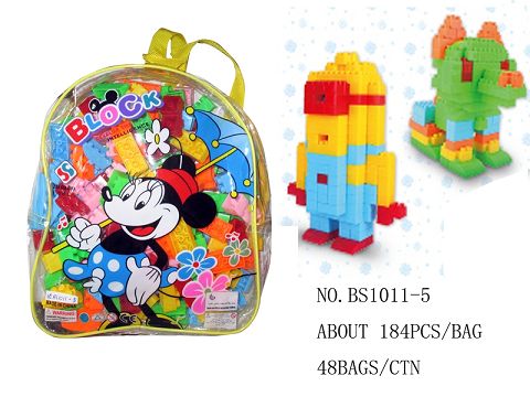 乐高式颗粒积木约184PCS