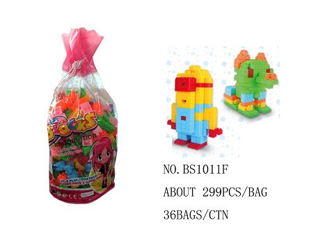乐高式颗粒积木约299PCS