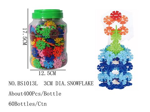 3CM圆形雪花片约400片