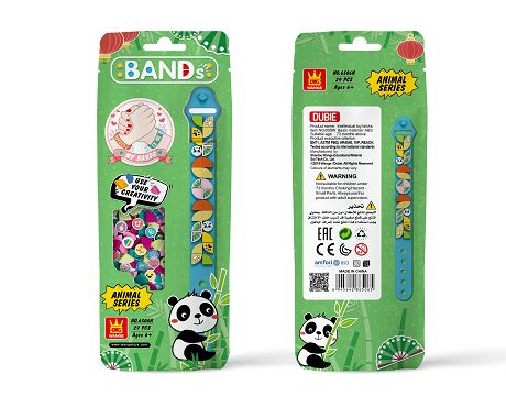 儿童积木手环（浅蓝）-Children's building block Bracelet六款混装/每款80包