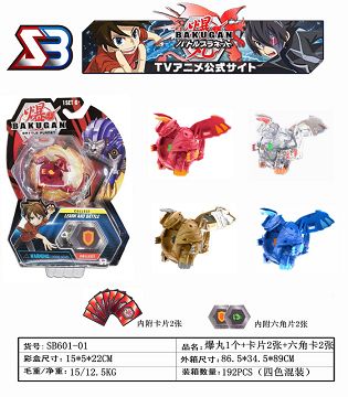 One shot and two cards and two hexagonal cards