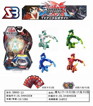 One shot and two cards and two hexagonal cards