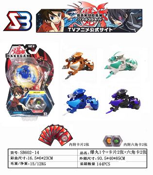 One shot and two cards and two hexagonal cards