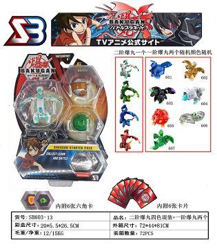 Blasting 3 and 6 cards and 6 hexagonal cards (blasting set)