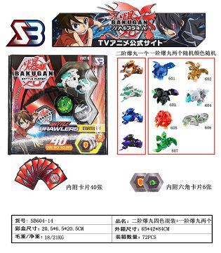 Shot blast 3 and 40 cards and 6 hexagonal cards
