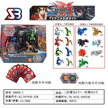 Blast 5 10 cards 10 hexagonal cards