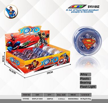 6.5x3cmyoyo Ball (Superman)