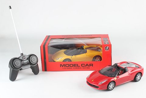 1:18四通法拉利458敞篷跑车