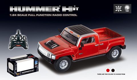 1:24 large wheel with front and rear lights four-way remote control car