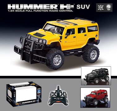1:24 large wheel with front and rear lights four-way remote control car