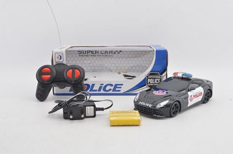 1:24 闪灯仿真F12警车 前进 后退 左转 右转 停止