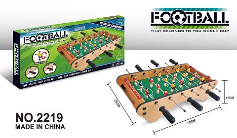 Wooden football table