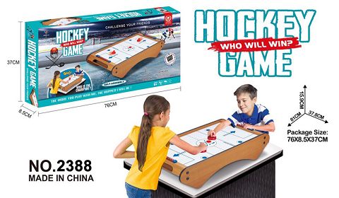 Wooden ice hockey table