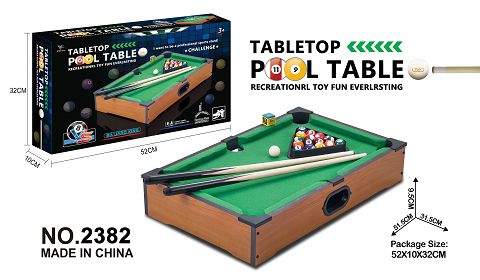 Wooden billiard table