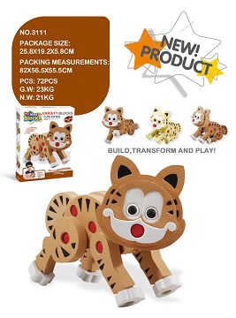 The kitty cat in the zoo