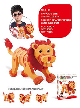 Lion king of zoo