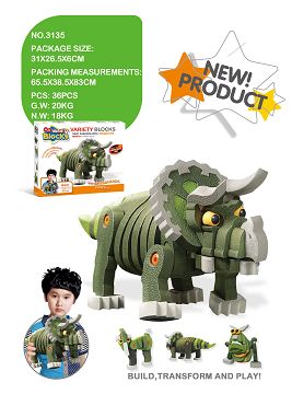 Triceratops in dinosaur paradise