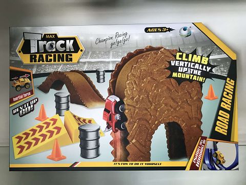 Magnetic track set for inertial trailer (1 car)