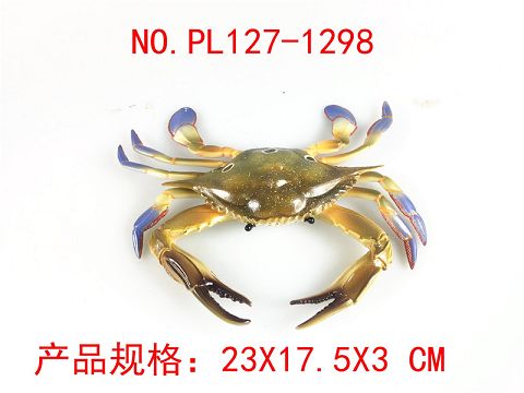 Three point swimming crab