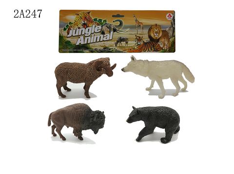 4只5寸野生动物套装