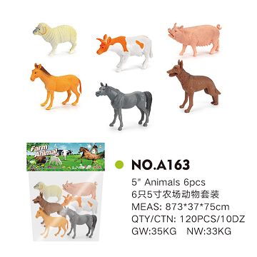 6只5寸农场动物套装