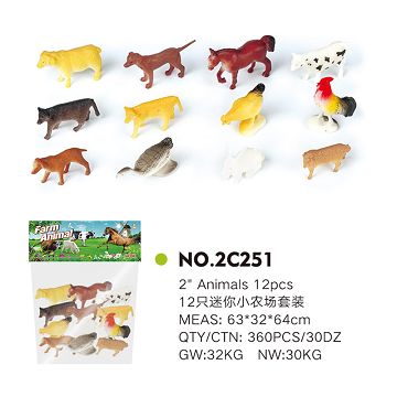 12只迷你小农场套装