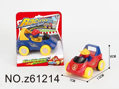Inertia cartoon car