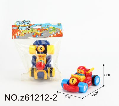Inertia cartoon car