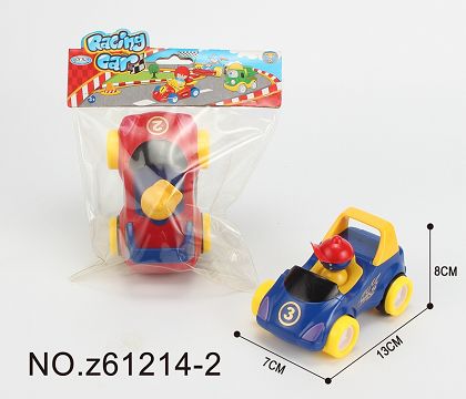 Inertia cartoon car
