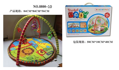 Round baby play pad