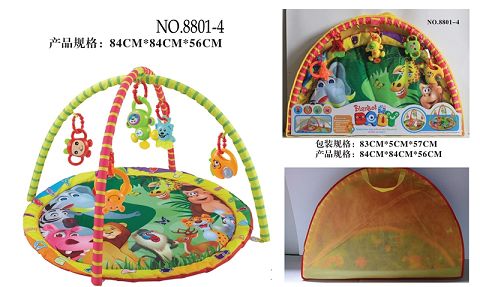 Round baby play pad