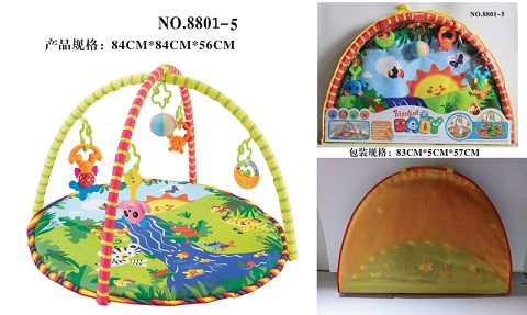 Round baby play pad