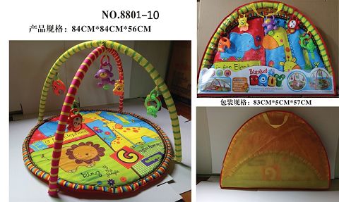 Round baby play pad
