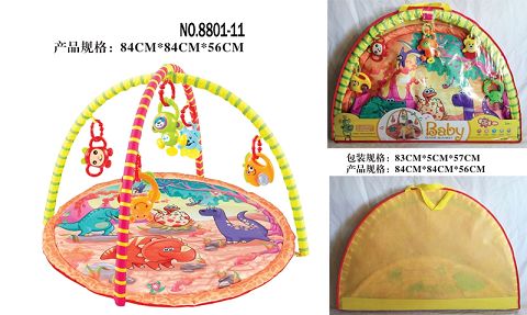 Round baby play pad